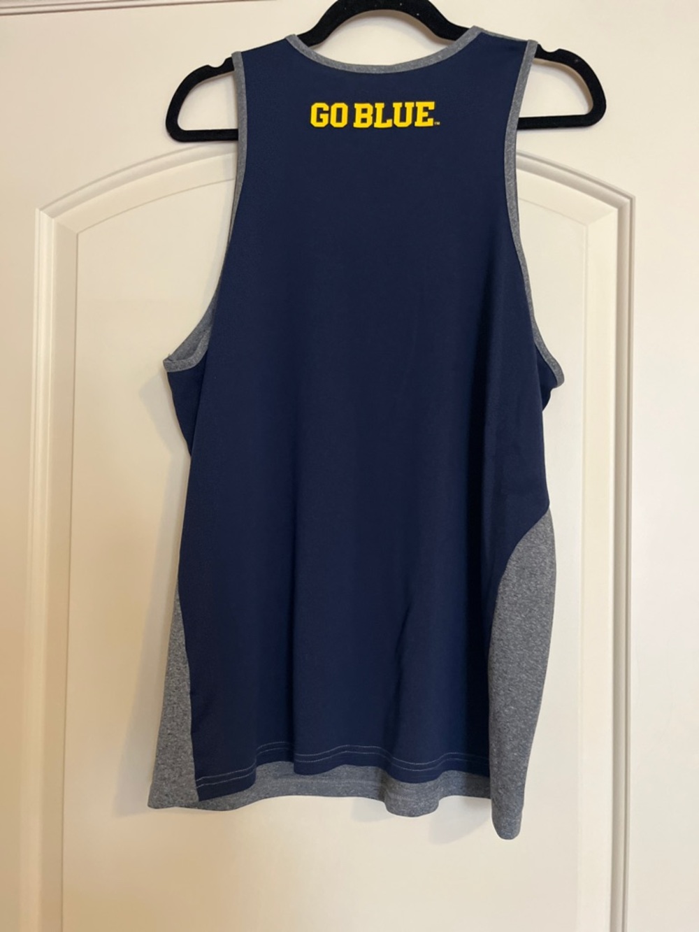 Nike Gray Dri-FIT Tank with Yellow Michigan 'M' - Picture 2 of 3